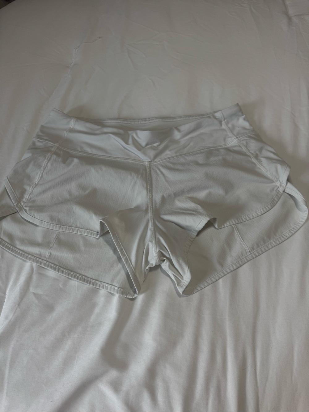 Lululemon Speed up Lined Running Shorts - White